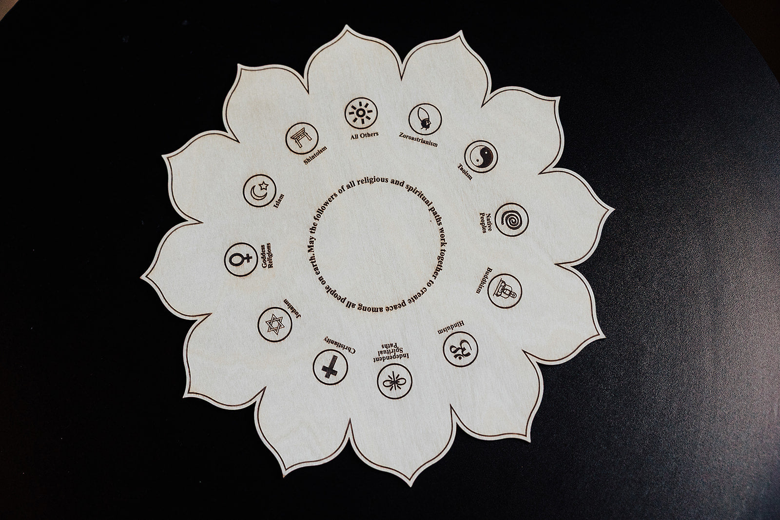 Ritual Set: World Peace Crystal Grid + Candle (includes digital guide)